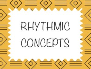 percussion lessons - Rhythmic Concepts